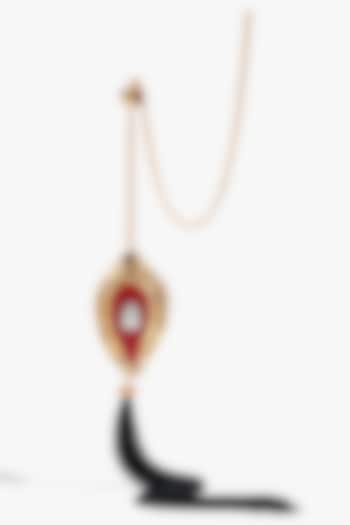 Two Tone Finish Onyx Cabochon Handcrafted Bag by Outhouse at Pernia's Pop Up Shop