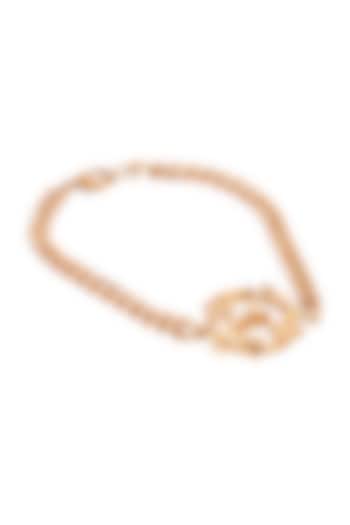 Gold Plated Textured Choker Necklace by Outhouse at Pernia's Pop Up Shop