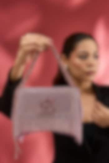 Posh Pink Vegan Leather Midi Handbag by Outhouse at Pernia's Pop Up Shop