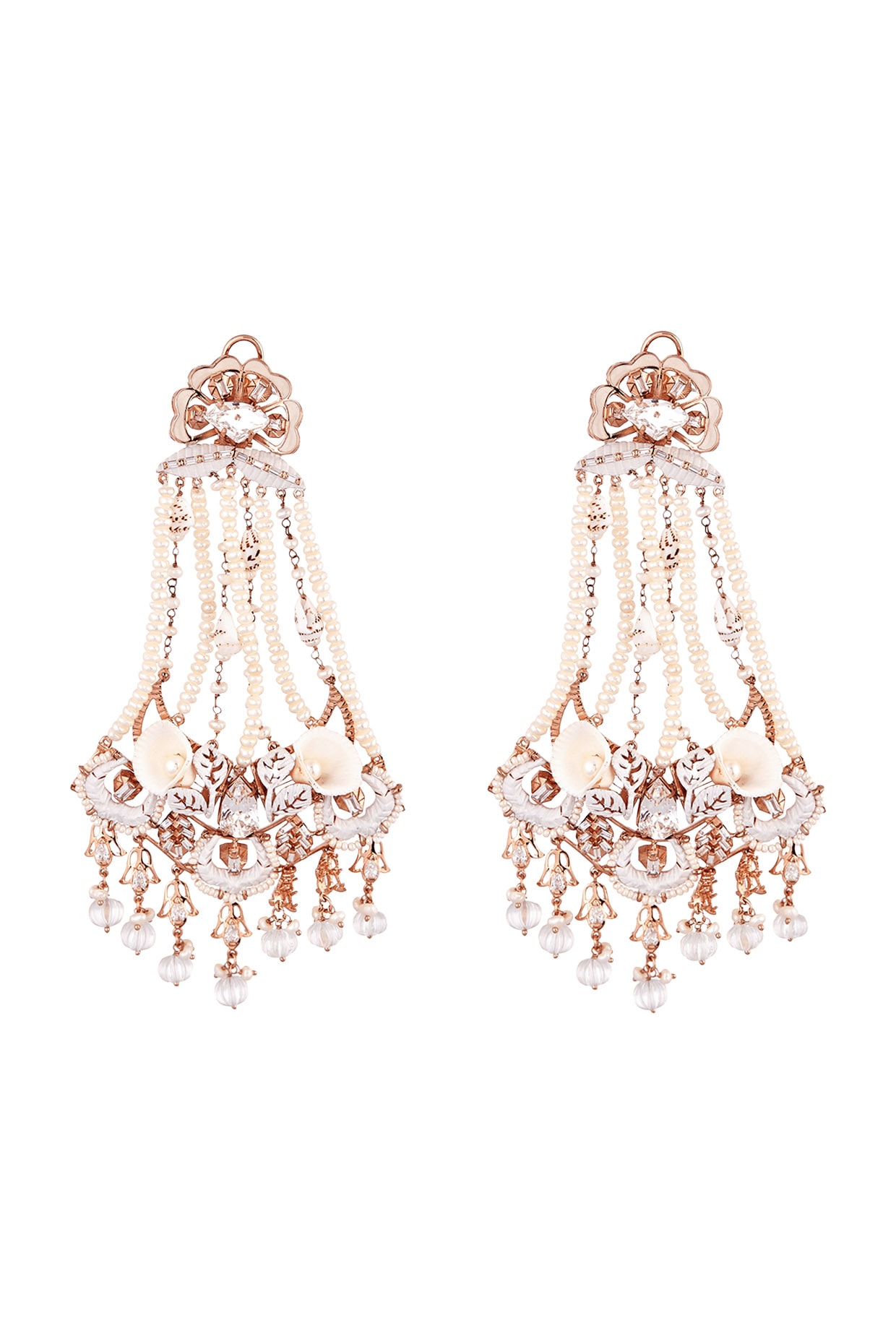 10k Gold Chandelier Earrings