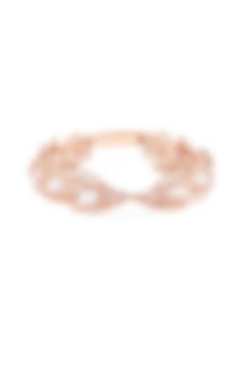 Rose Gold Plated Handcrafted Pearl Choker Necklace by Outhouse at Pernia's Pop Up Shop