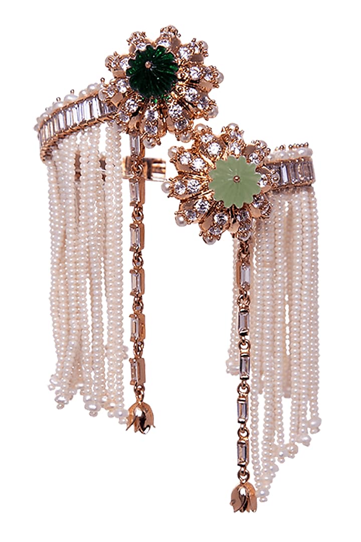 Rose Gold Plated Pearl Bracelet by Outhouse at Pernia's Pop Up Shop