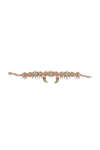 Rose Gold Plated Pearl Necklace by Outhouse
