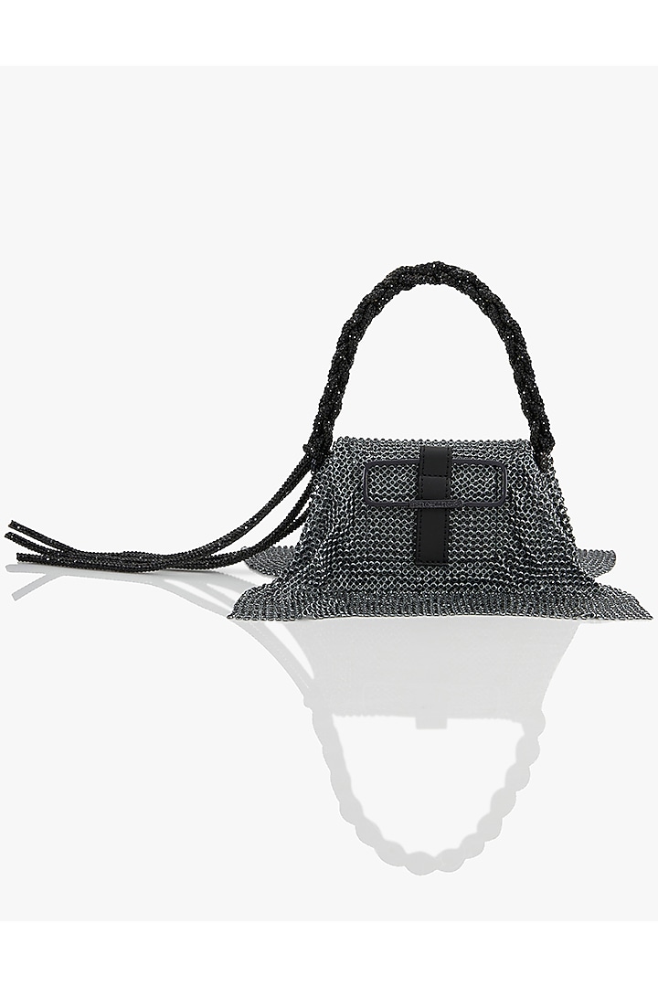 Grey Vegan Leather Clutch by Outhouse at Pernia's Pop Up Shop