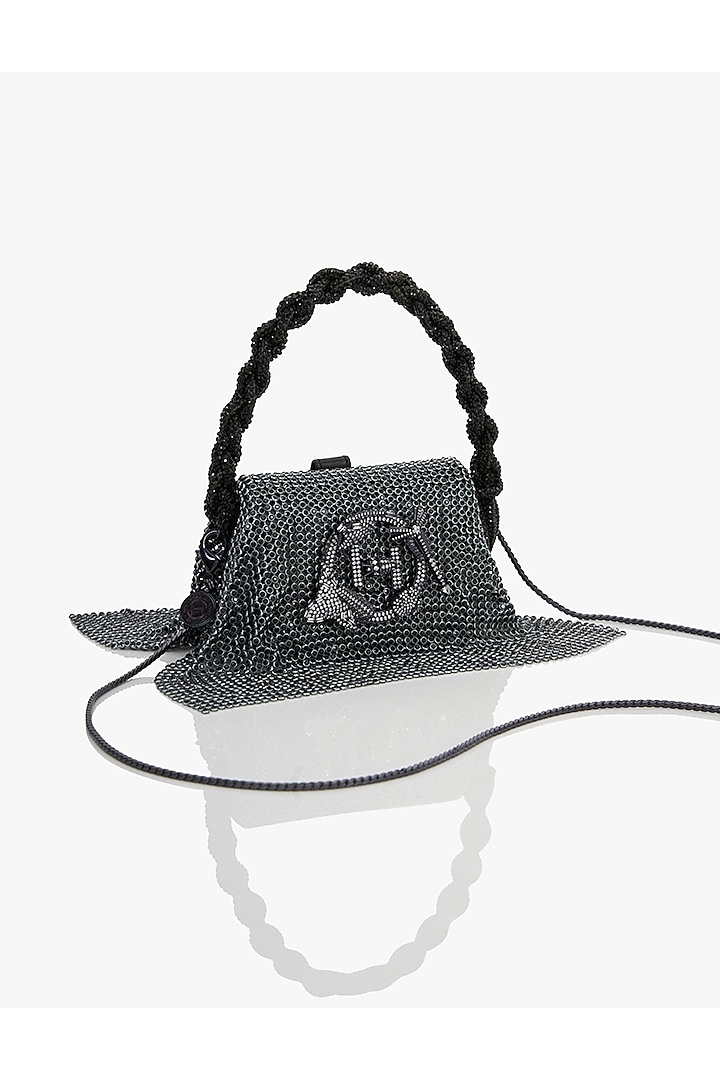 Grey Vegan Leather Clutch by Outhouse at Pernia's Pop Up Shop