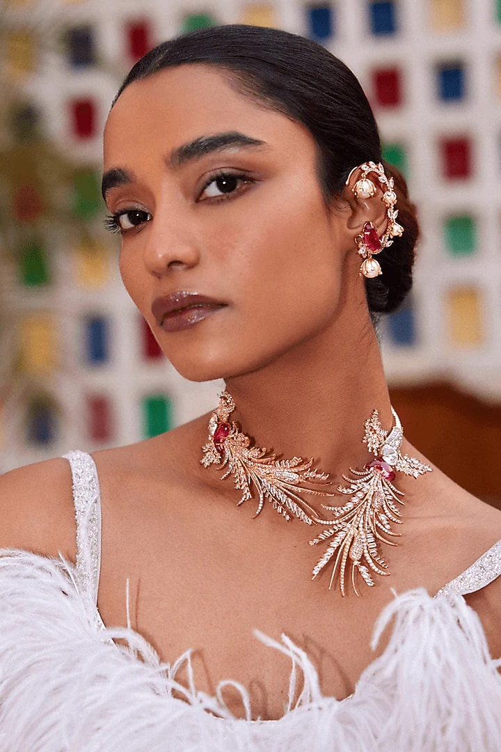22kt Rose Gold Plated Brass Alloy Earcuffs by Outhouse at Pernia's Pop Up Shop