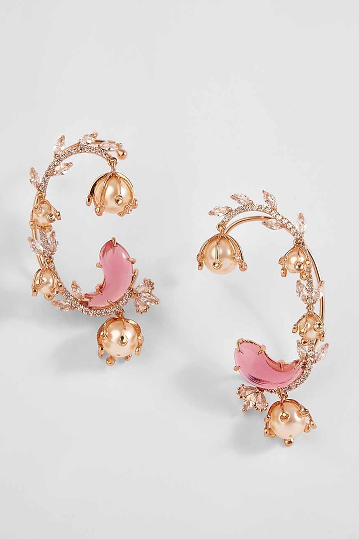 22kt Rose Gold Plated Brass Alloy Earcuffs by Outhouse at Pernia's Pop Up Shop