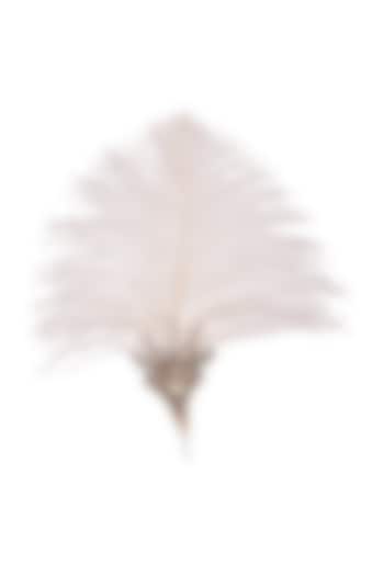 Silver Finish Whimsical Feather Brooch by Outhouse