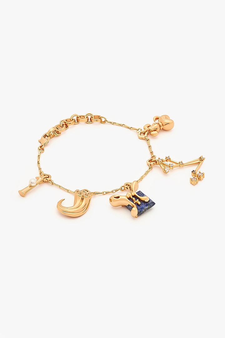 Rose Gold Plated Handcrafted Zodiac Bracelet by Outhouse at Pernia's Pop Up Shop