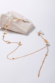 Gold Plated Handcrafted Optical Chain by Outhouse-GIFTS FOR HER