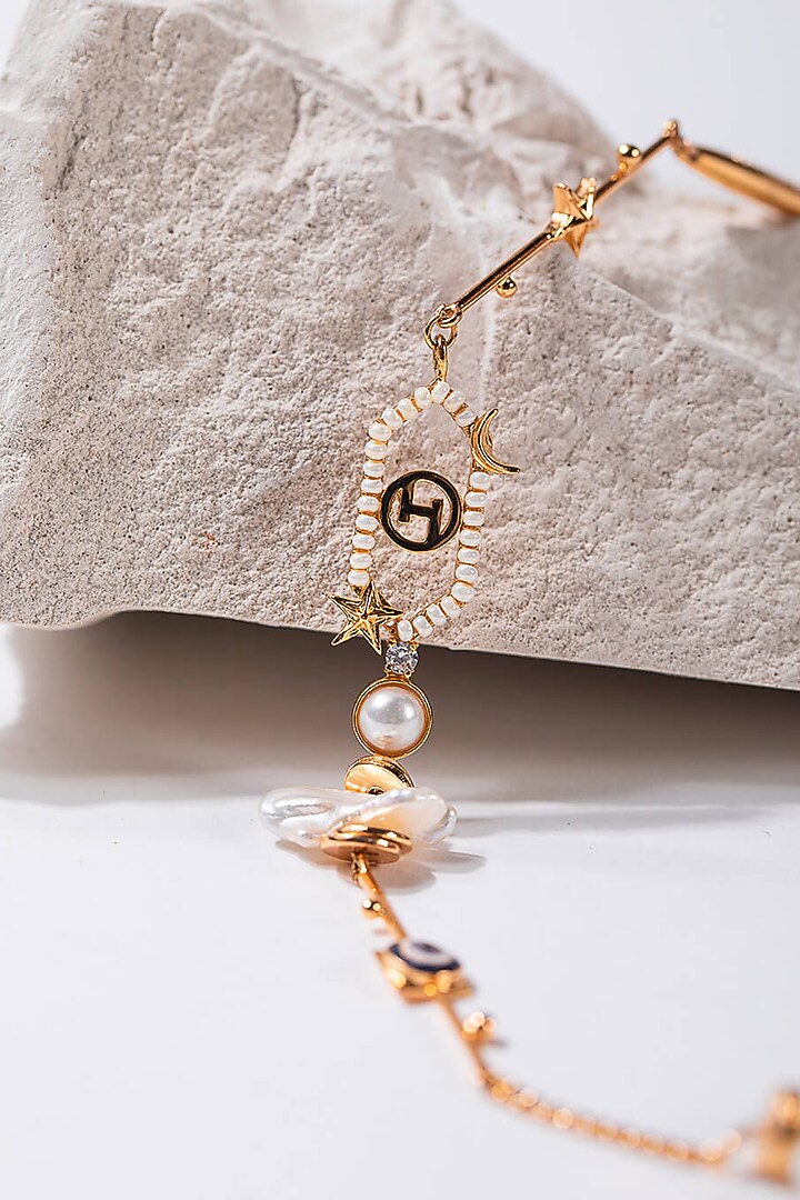 Gold Plated Handcrafted Optical Chain by Outhouse at Pernia's Pop Up Shop