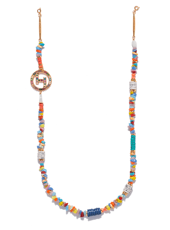 Gold Plated Handcrafted Baroque Pearls Optical Chain by Outhouse at Pernia's Pop Up Shop