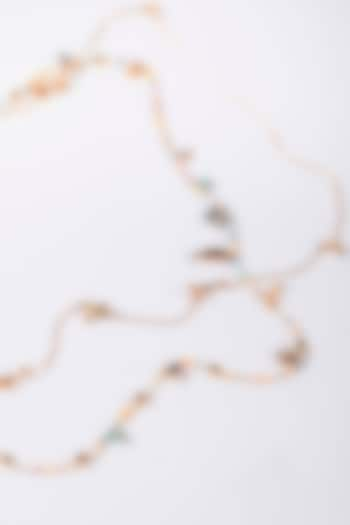 Gold Plated Handcrafted Embellished Optical Chain by Outhouse at Pernia's Pop Up Shop