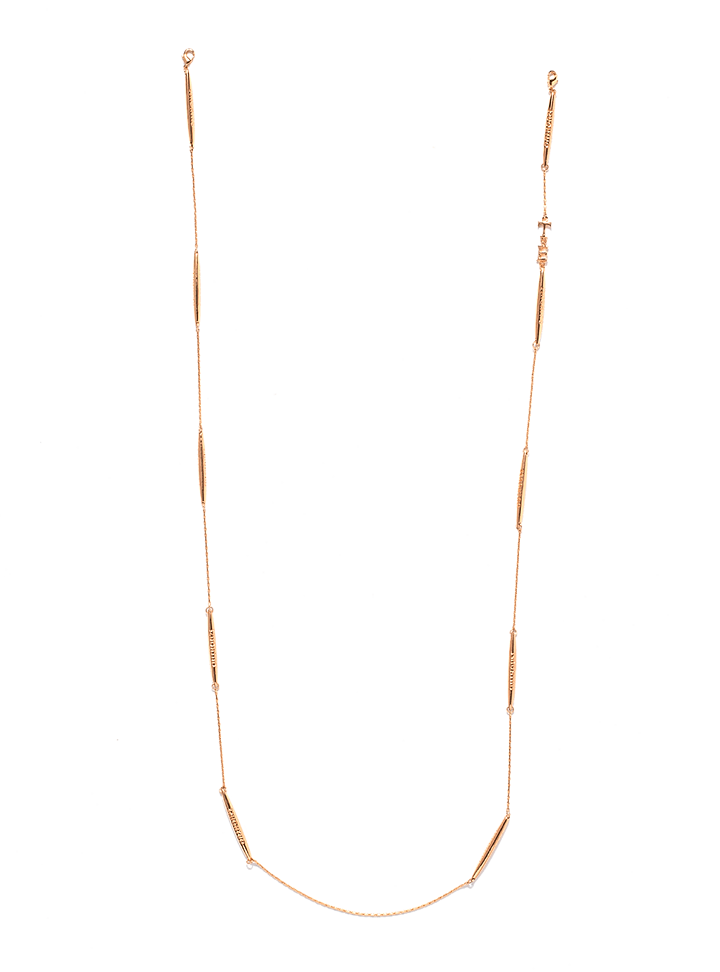 Gold Plated Optical Chain In Brass by Outhouse at Pernia's Pop Up Shop