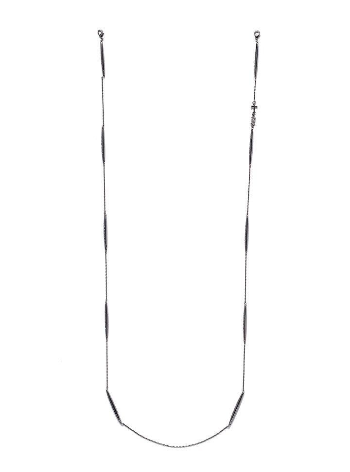 Gunmetal Handcrafted Optical Chain by Outhouse at Pernia's Pop Up Shop