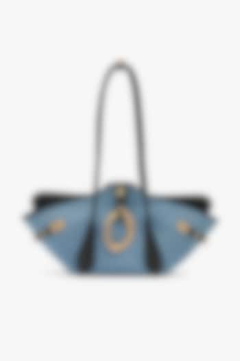 Blue Denim Tote Bag by Outhouse at Pernia's Pop Up Shop