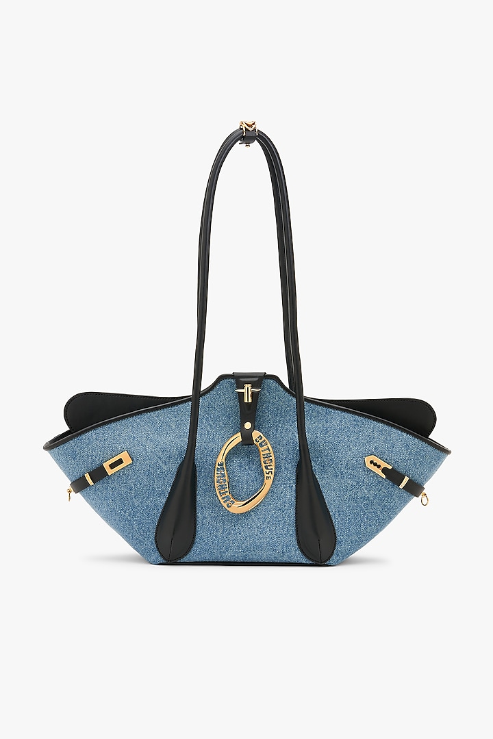 Blue Denim Tote Bag by Outhouse at Pernia's Pop Up Shop
