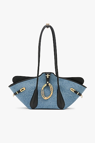 Blue Denim Tote Bag by Outhouse