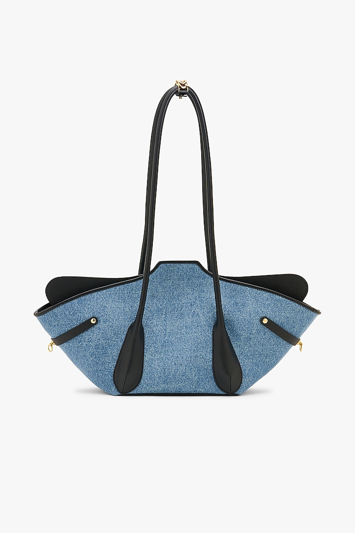 Blue Denim Tote Bag by Outhouse at Pernia's Pop Up Shop