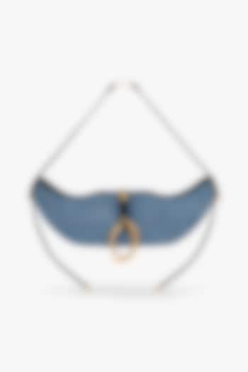 Blue Denim Swing Bag by Outhouse at Pernia's Pop Up Shop