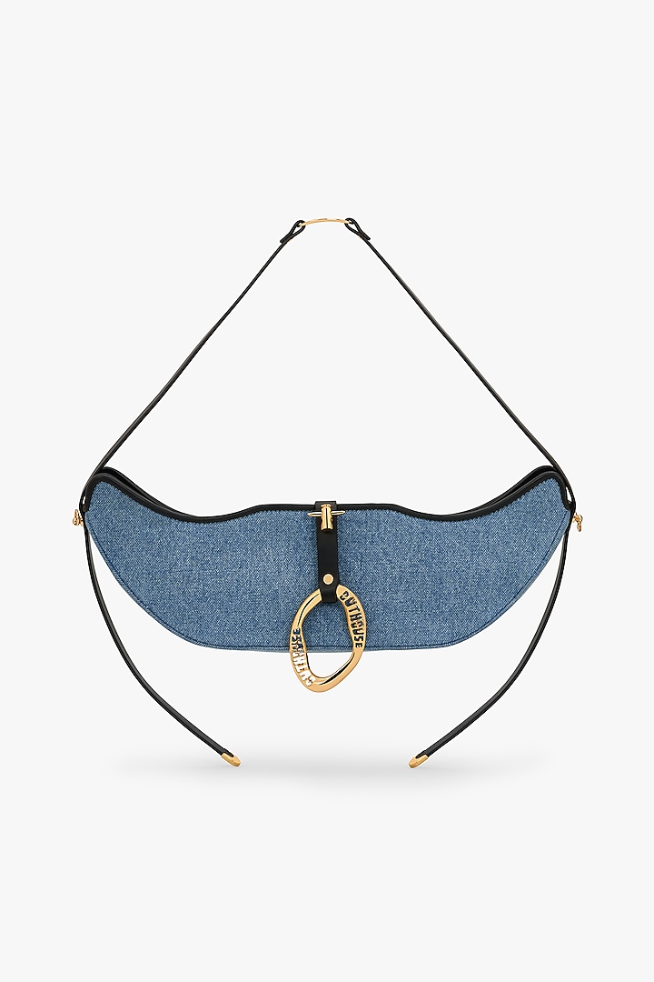 Blue Denim Swing Bag by Outhouse at Pernia's Pop Up Shop