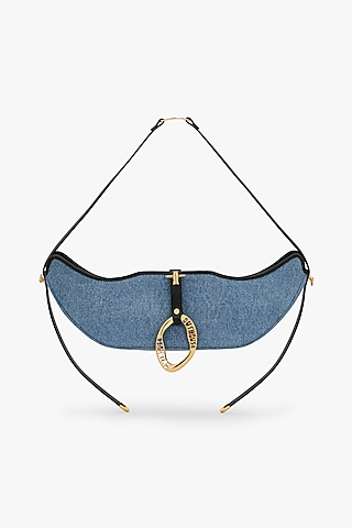 Blue Denim Swing Bag by Outhouse