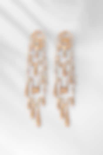 Gold Plated Free Fall Earrings by Outhouse