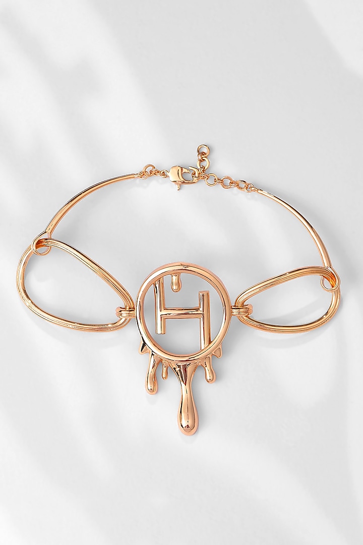 Gold Plated Link Choker Necklace by Outhouse at Pernia's Pop Up Shop