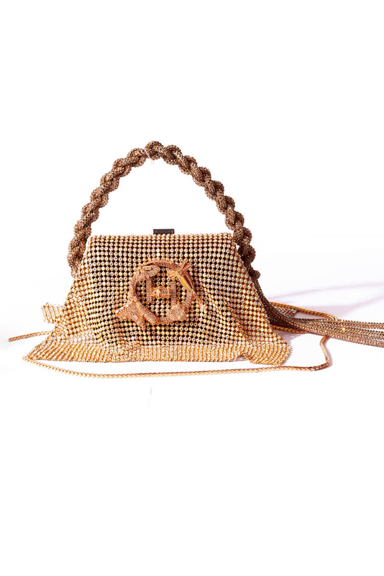 Rich Taste Gold Knotted Detail Strappy Shoulder Bag | Pink Boutique – Pink  Boutique UK