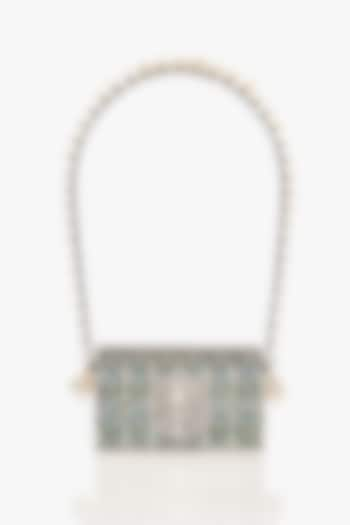 Emerald Brass Pearl Ombre Bag by Outhouse at Pernia's Pop Up Shop