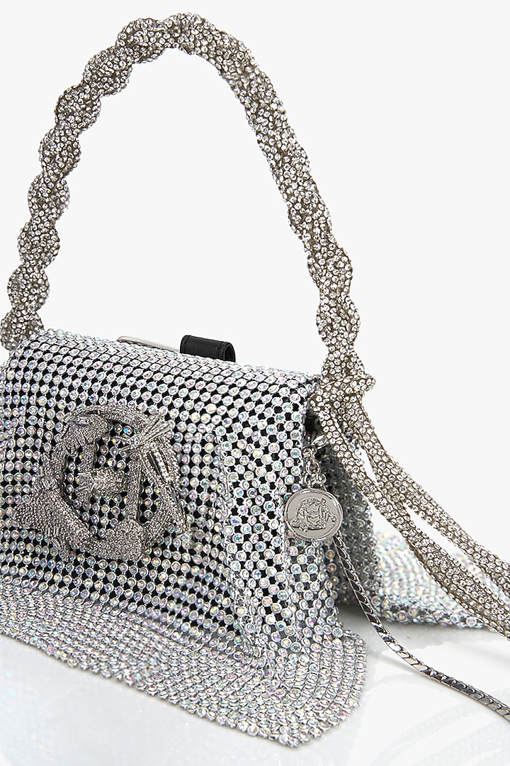 Silver Crystal Furbie Bag by Outhouse at Pernia's Pop Up Shop