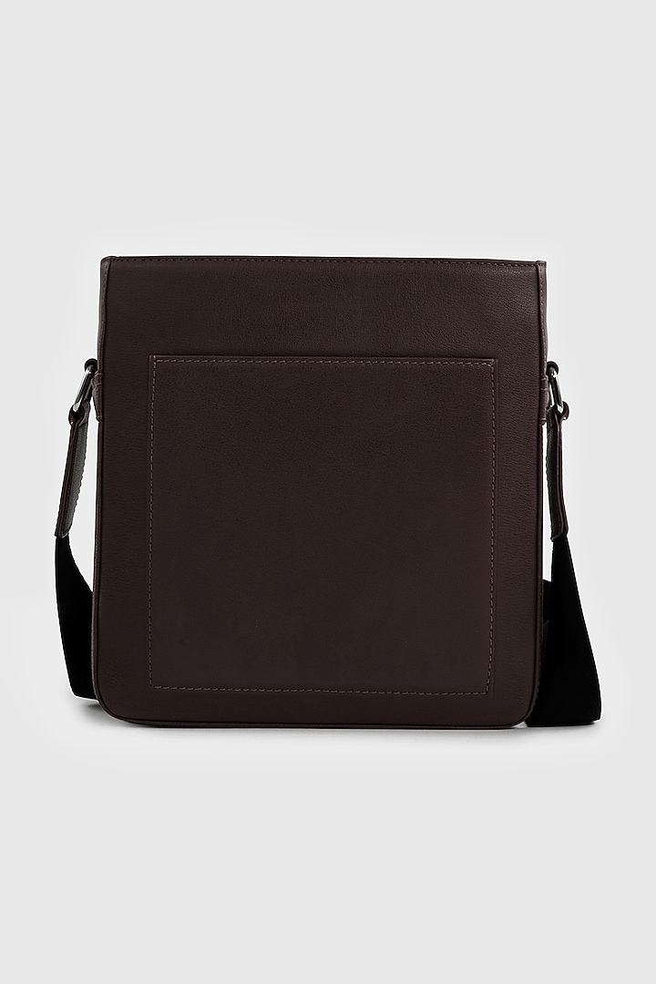 Bean Brown Premium Faux Leather Crossbody Bag by OLIVES & GOLD at Pernia's Pop Up Shop