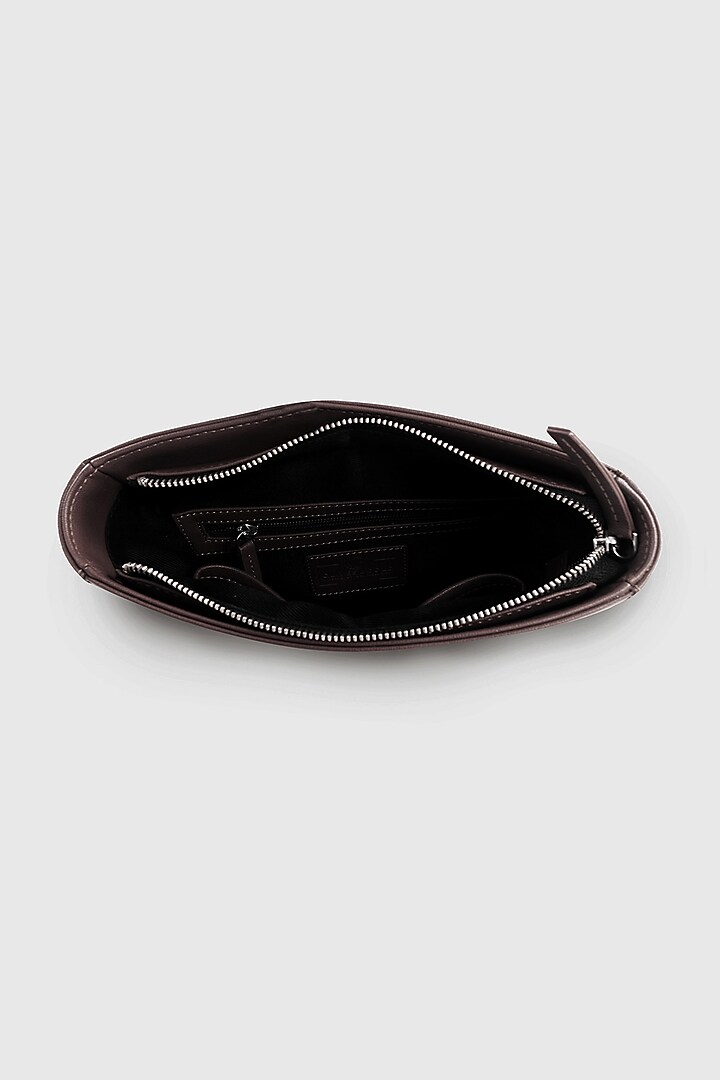 Bean Brown Premium Faux Leather Crossbody Bag by OLIVES & GOLD at Pernia's Pop Up Shop