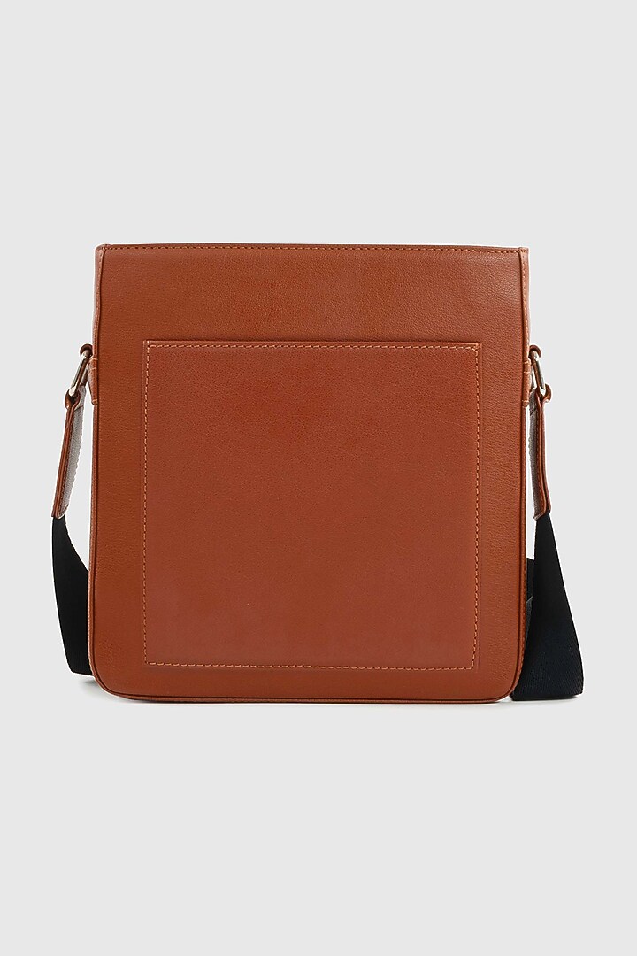 Maple Tan Premium Faux Leather Crossbody Bag by OLIVES & GOLD at Pernia's Pop Up Shop