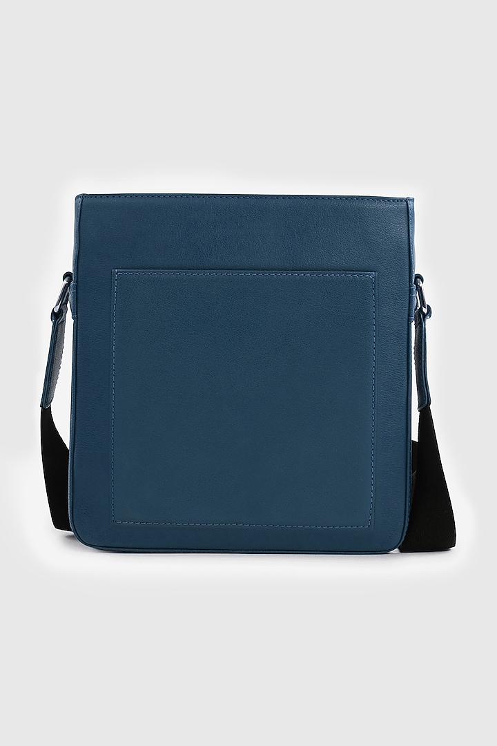 Berlin Blue Premium Faux Leather Crossbody Bag by OLIVES & GOLD at Pernia's Pop Up Shop