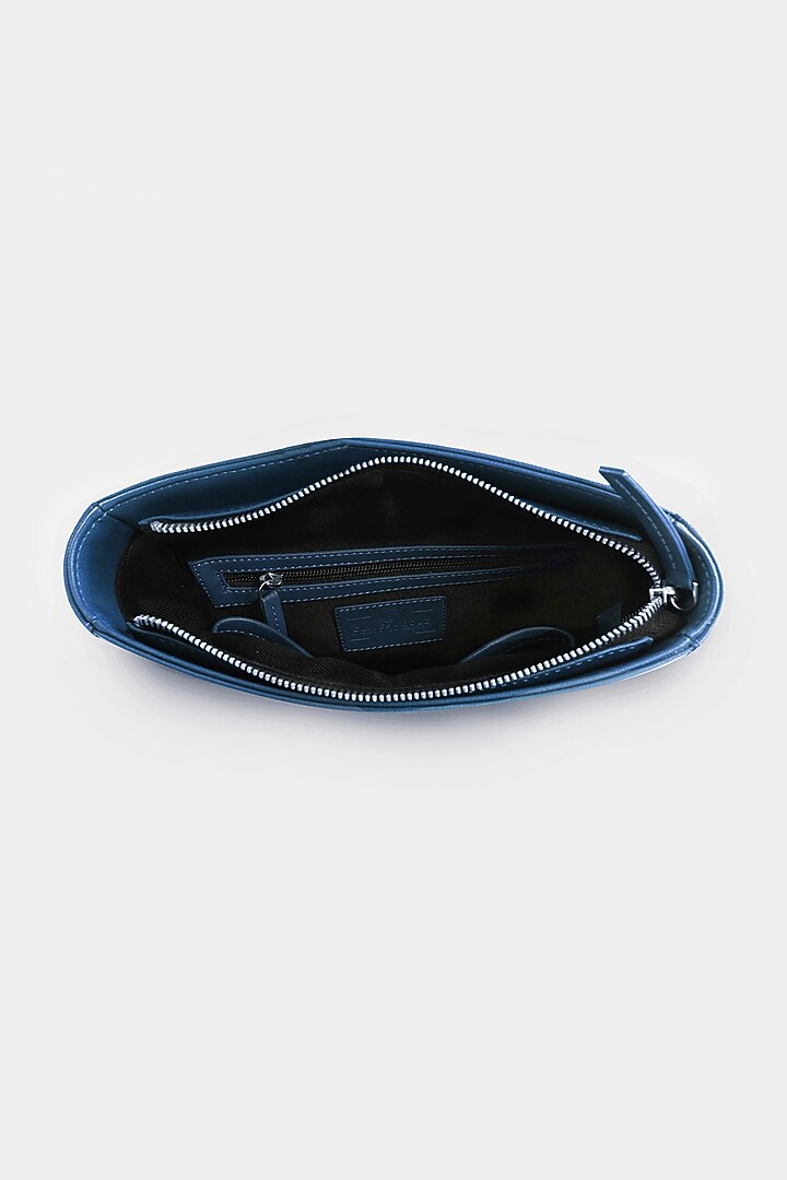 Berlin Blue Premium Faux Leather Crossbody Bag by OLIVES & GOLD at Pernia's Pop Up Shop