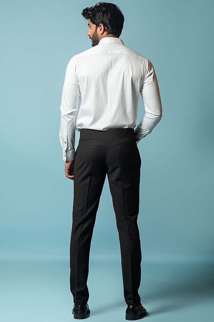 Lucent White Cotton Party Wear Shirt by PAARSH at Pernia's Pop Up Shop