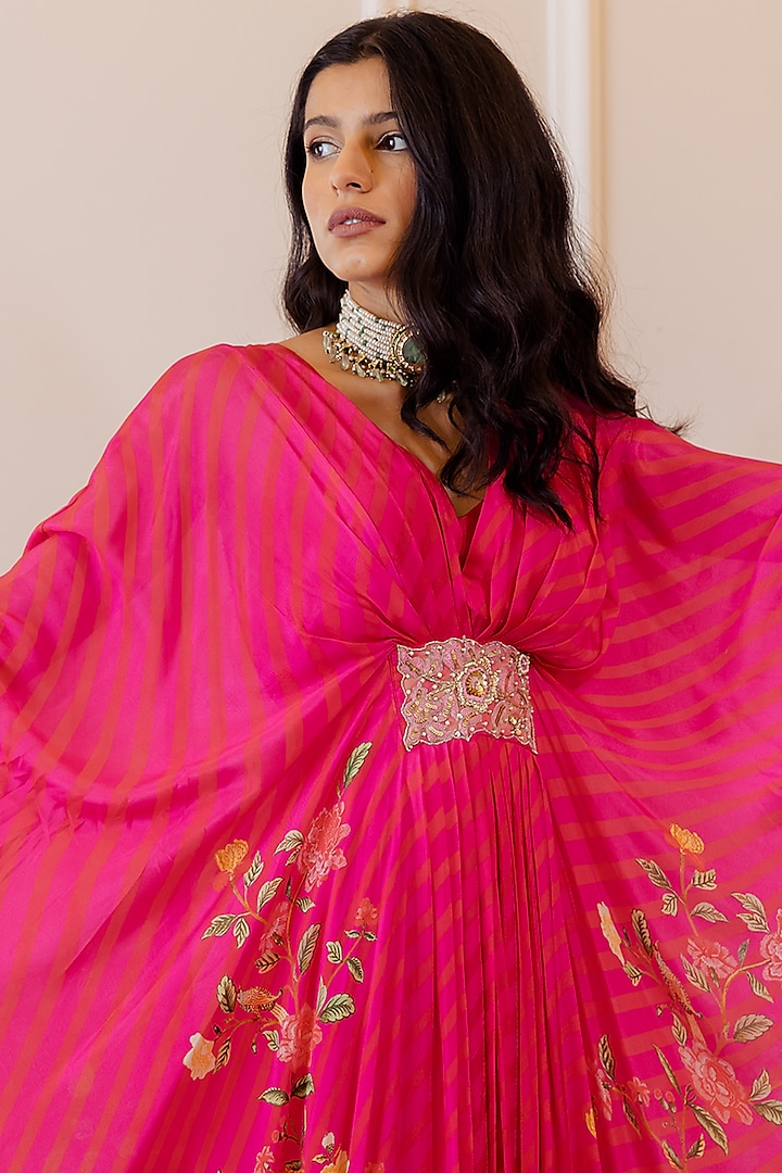 Pink cheap caftan dress