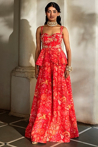 Shop Peplum Top With Pants Embroidered for Women Online from India's Luxury  Designers 2026