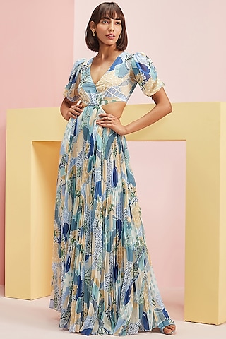 saige apricot floral long sleeve maxi dress Plum Floral Print Deep V Neck Long Sleeve Mini Dress