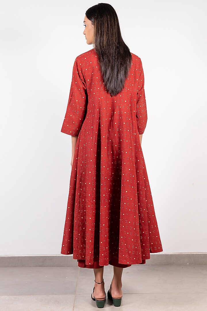 Terra Cotta Printed Tunic Set by Paon at Pernia's Pop Up Shop