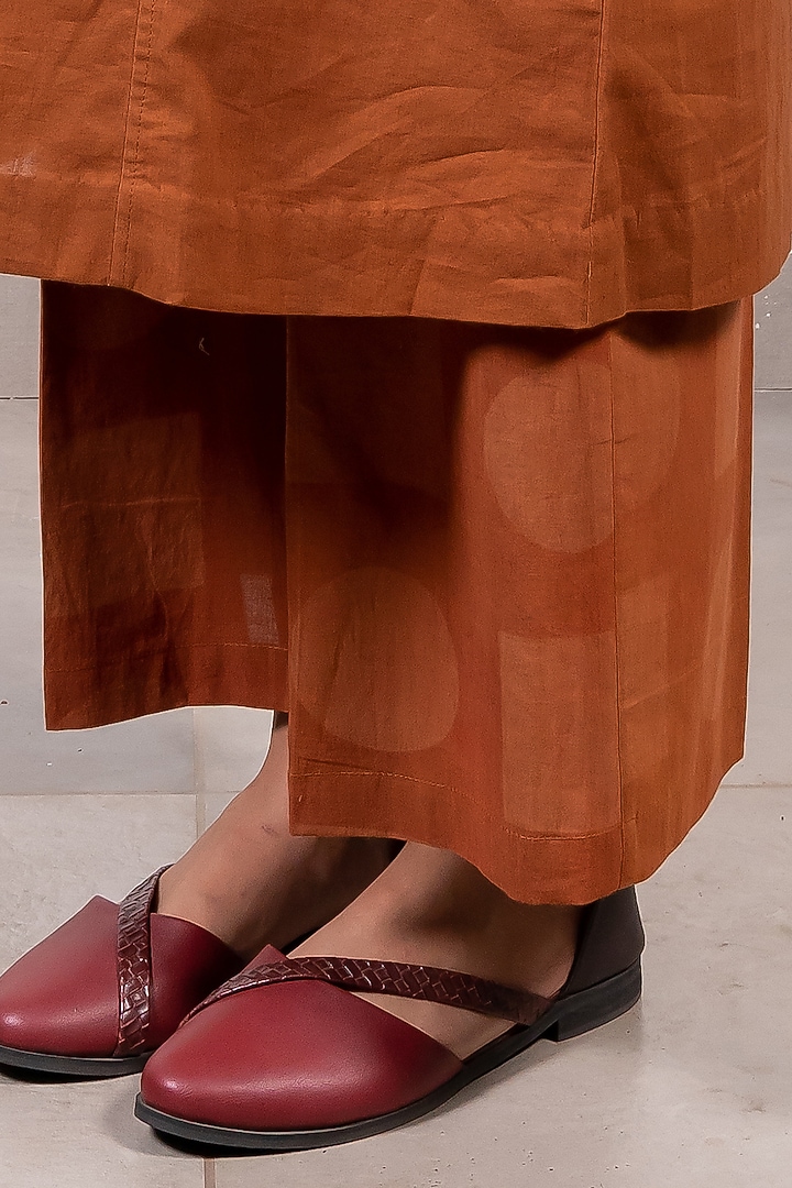 Brown Printed Tunic Set by Paon at Pernia's Pop Up Shop