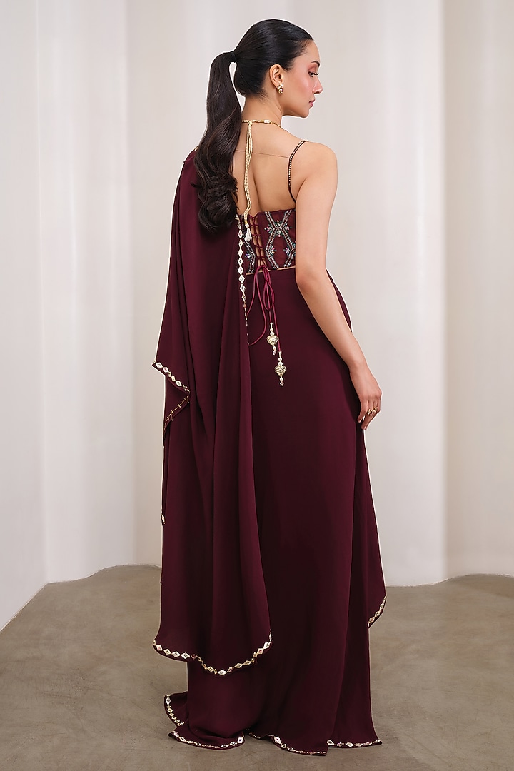 Green Jacquard Embroidered Party Wear Dress by PAPA DONT PREACH PRET at Pernia's Pop Up Shop