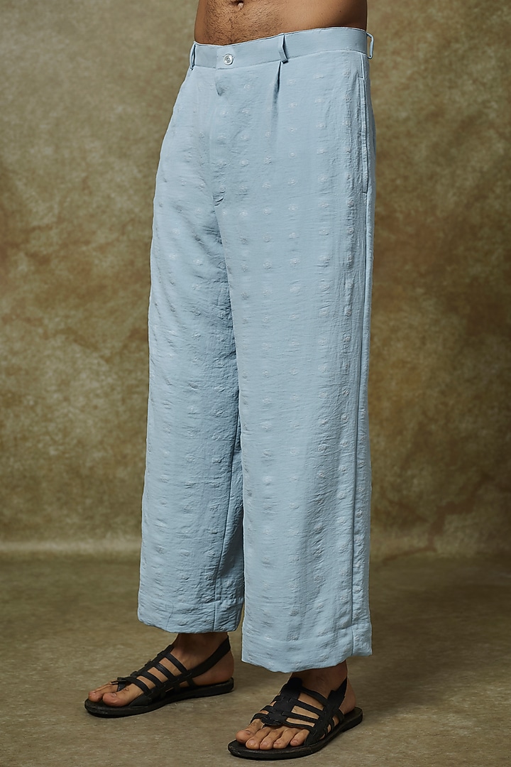 Light Blue Jersey Co-Ord Set by Pasqo Label at Pernia's Pop Up Shop