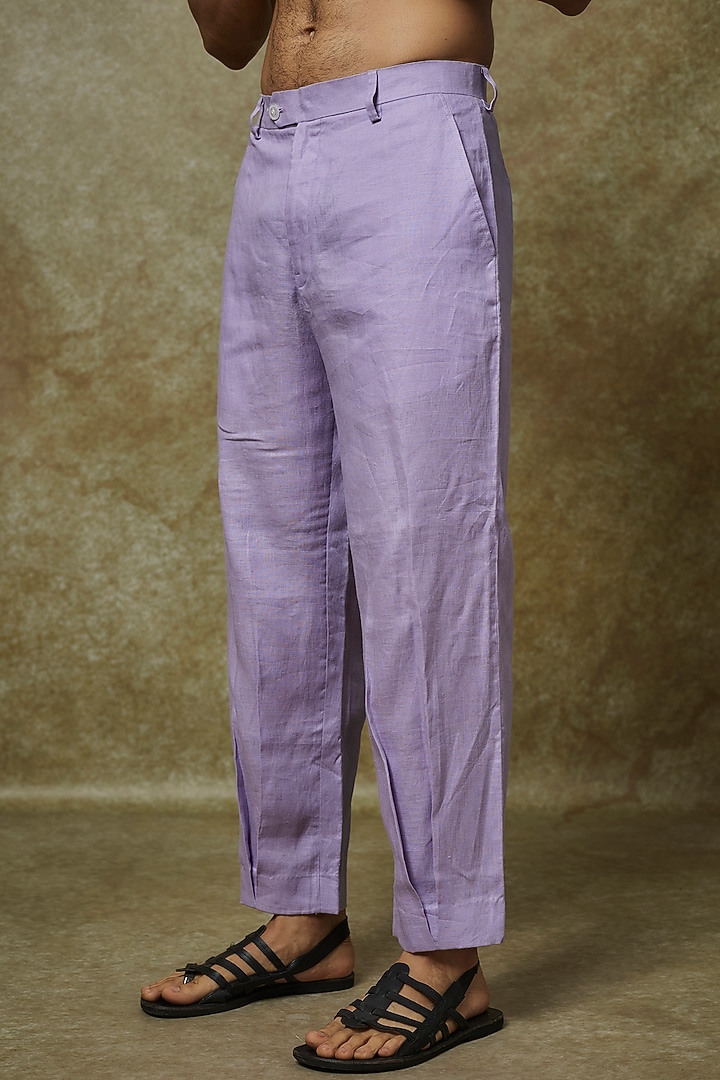 Purple Linen Co-Ord Set by Pasqo Label at Pernia's Pop Up Shop
