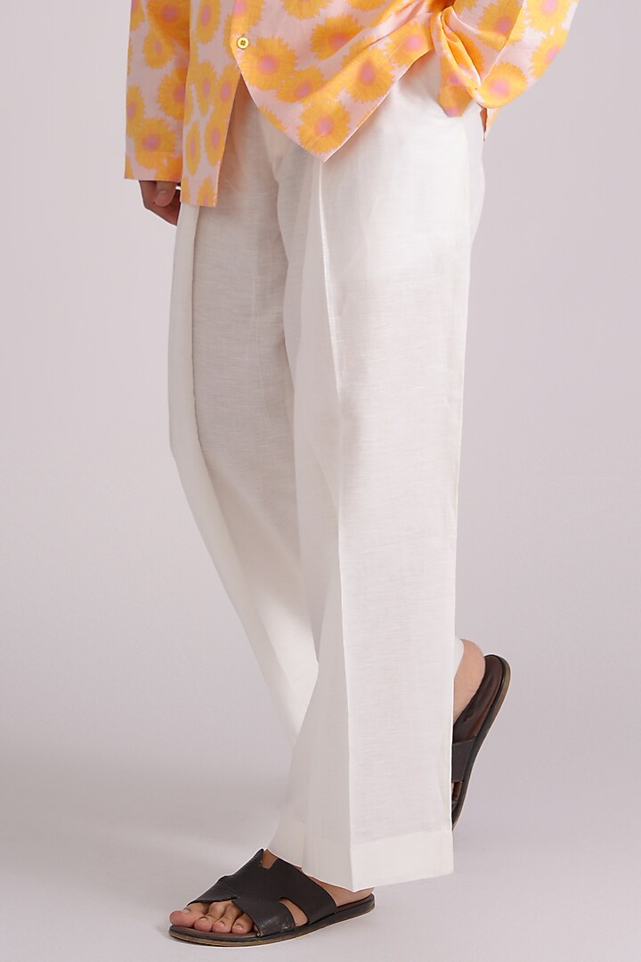 Ivory Linen Co-Ord Set by Pasqo Label at Pernia's Pop Up Shop