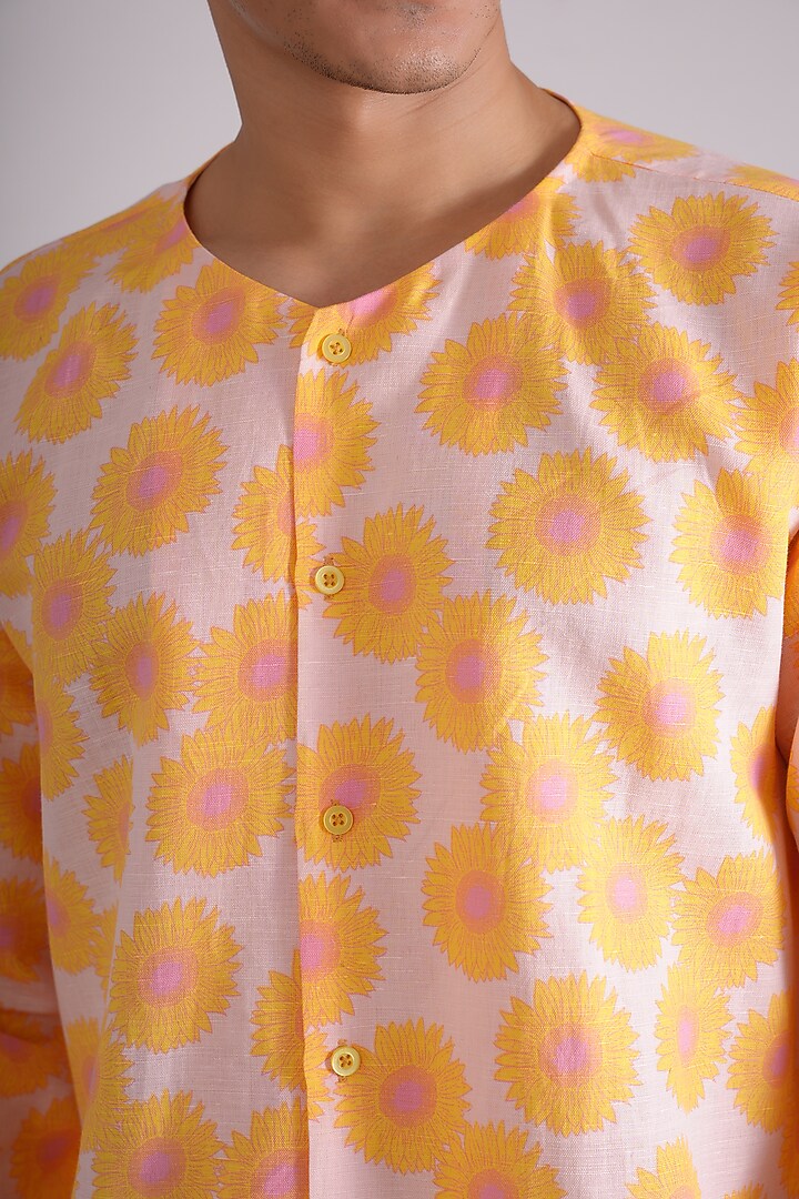Ivory Linen Co-Ord Set by Pasqo Label at Pernia's Pop Up Shop