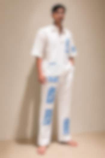 White Linen Contemporary Co-Ord Set by Pasqo Label at Pernia's Pop Up Shop