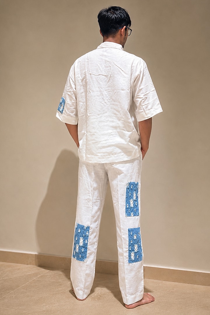 White Linen Contemporary Co-Ord Set by Pasqo Label at Pernia's Pop Up Shop