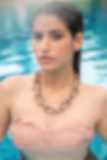 Gunmetal Finish Necklace by PARISHRI at Pernia's Pop Up Shop